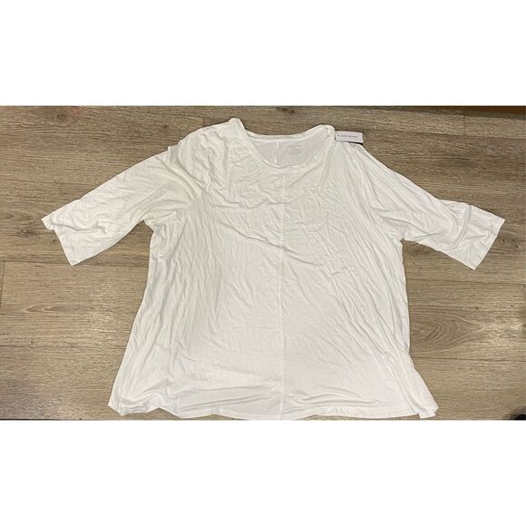 Lane Bryant White Soft Top 26/28 New - Picture 1 of 5